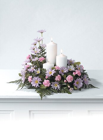 Pastel Memorial/Urn Flowers